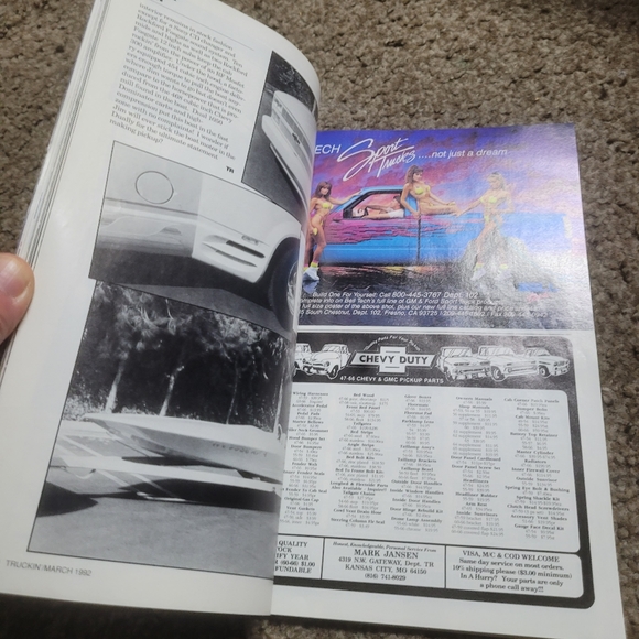 *4A Truckin' Magazine March 1992 vintage sport truck publication - Picture 6 of 7
